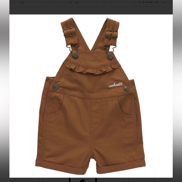 Carhartt Other - Carhartt Brown Overalls with Adjustable Straps
 18 months
